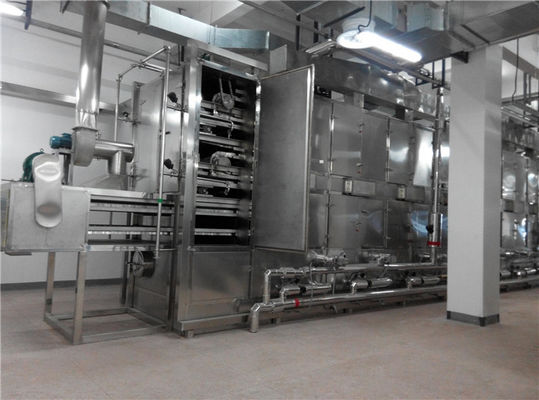 Stainless Steel 100kg/h DW Mesh Belt Dryer Oven Machine