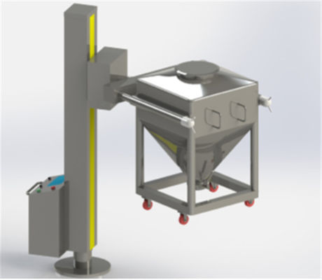 500kg / Batch Post Hopper Lifter Industrial Lifting Equipment