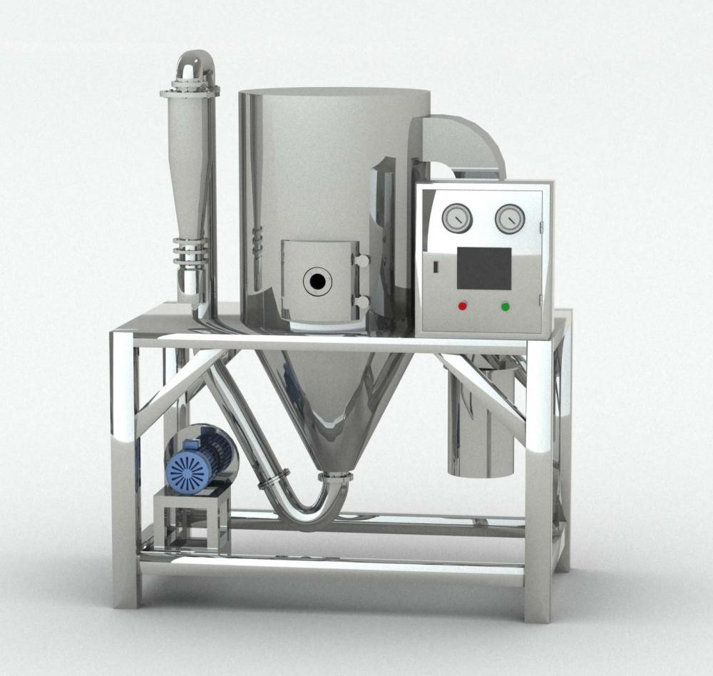 Diffuser Drying Ss SUS304 Particle Fluidized Rotary Spray Dryer Continuous Drying